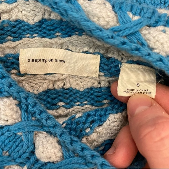 Anthropologie Sleeping On Snow Popcorn Knit Sweater - Picture 8 of 9